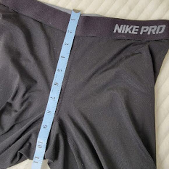 Nike Pro Dri-FIT Compression Leggings Pants Black Size M Medium Workout Running - Picture 3 of 8